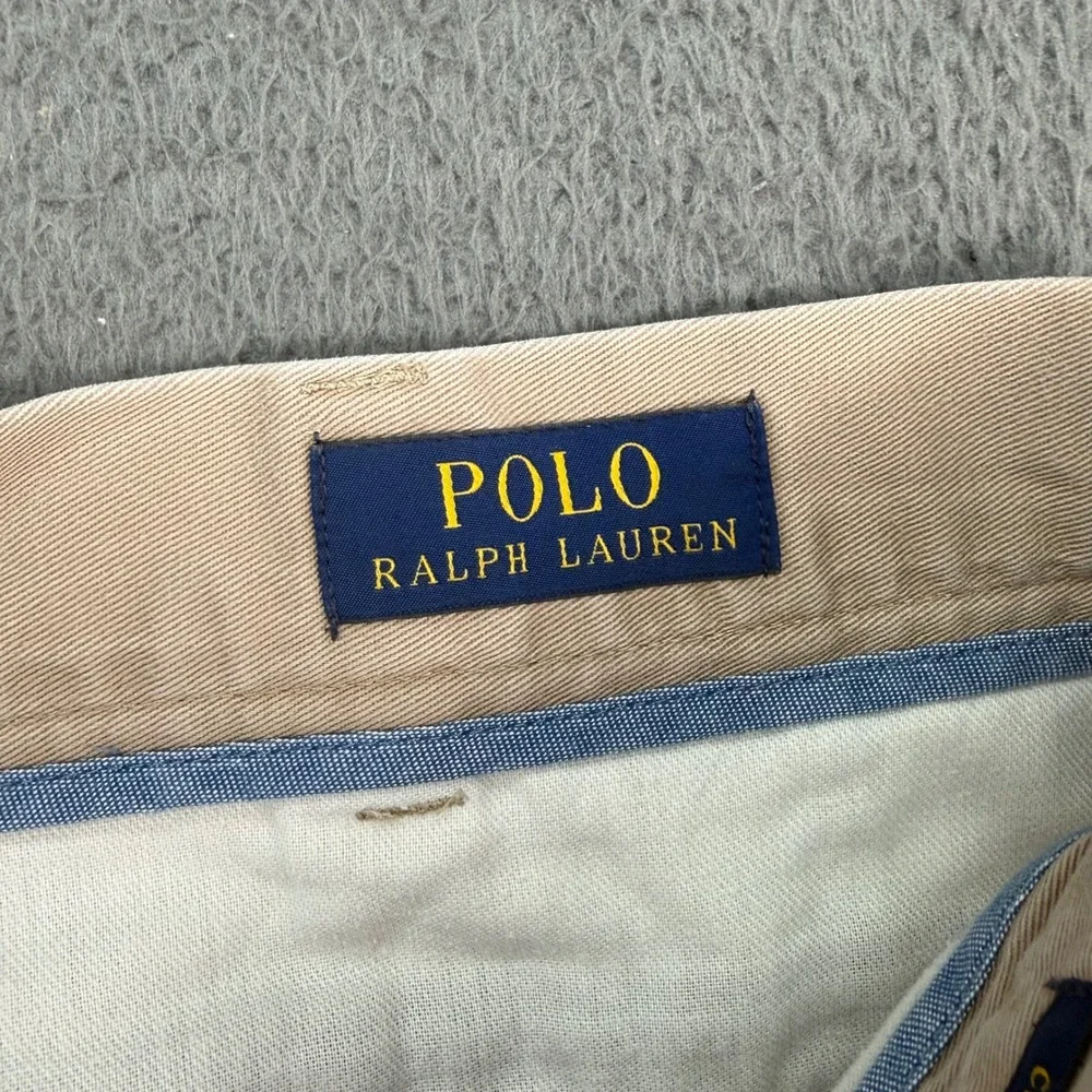 Polo Ralph Lauren‎ Shorts Mens 40T Tan Classic Fit Khaki Chino Cotton Twill 2216